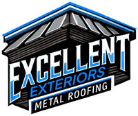 Logo for Excellent Exteriors Metal Roofing company.